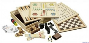 Houten spellen verzameling 10