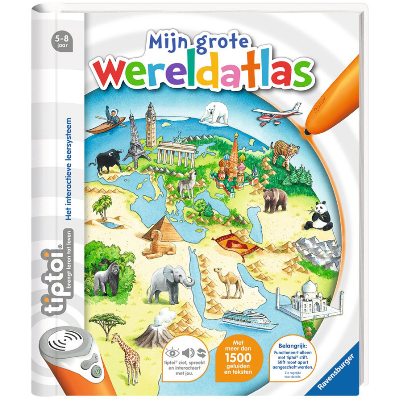 Tiptoi Boek - Mijn Grote Wereldatlas