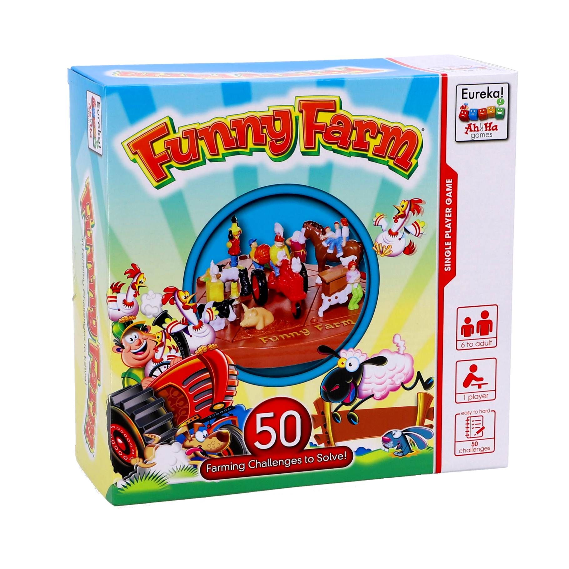 Ah!ha Games Puzzelspel Funny Farm Junior 13-delig